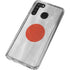 Japanese Flag Distressed Galaxy A21 Clear Case